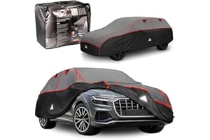 ‎LST LST Premium Hagelschutzplane Auto, Abdeckplane Auto, Car Cover Outdoor, 8mm Eva-Hybrid-Schaum, A‌uto Abdeckplane Außenbereich A‍uto Abdeckung, Autogarage wasserdicht (SUV/Van, L max. Länge 470cm)