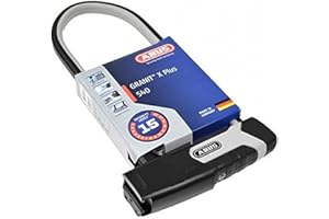 ABUS U-Lock Granit XPlus 540 + Attacco Eazy KF - Lucchetto per Bicicletta con Robusta Serratura parabolica - Livello di Sicurezza 15