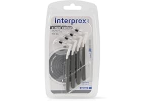 Interprox Plus X-Maxi - Cepillos interdentales (4 unidades), color gris