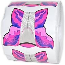 Nailfun Nagelschablonen 500 Stück Selbstklebend – Square-Silber, Perforiert, Für Acryl & Gel, Inkl. Box