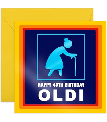 Biglietto Auguri 40 Anni Uomo - 40 Anni Compleanno Donna - Regalo Donna, Uomo - Biglietti Auguiri Divertente Figlia, Figlio, Nipote, Per Lui, Lei - Regali 40 Ragazza, Ragazzo - EU 193