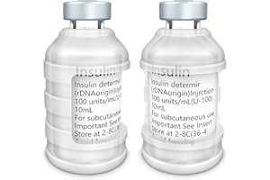 MEDMAX Insulin Via Bottle Protector Case for Diabetic, Insulin Vial Holder Silicone Protective Sleeve to Protect Your Insulin Vial from Breaking, for Most 10ML Insulin Vials, 2-Pack, (Clear)