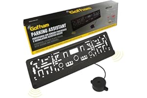 GREEN VALLEY GOTHAM 1546994 Sensori per Portatarga, Plastica, Nero