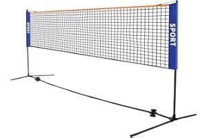 YAWDIL Filet standard de badminton, de volley, de tennis pour entraînement professionnel, installation simple, 3, 4 5, 6 m