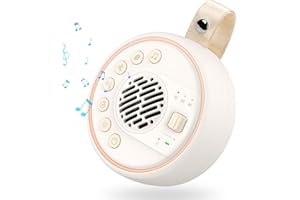 ASONINE Maquina Ruido Blanco Bebe,Máquina Ruido Blanco Portátil Bebé con 22 Sonidos丨60Volumen丨3 Temporizador y 2000mAh Gran Capacidad Ruido para Bebés/Adultos