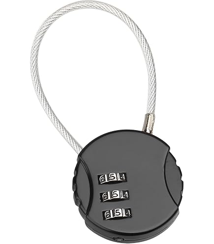 Lot De 4 Cadenas Code 4 Chiffres, Cadenas Valise Avion Petit Cadenas A Code College Métal Pour