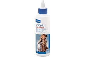 Virbac Limpiador de oídos Epi-otic de 125 ml para gatos y perros