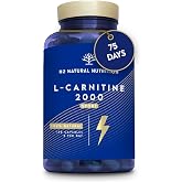 Natural L CARNITINE 2000mg 150 Capsules 75 Days (only 2 Capsules per Day) High Concentration Improves Sports Performance. Wei