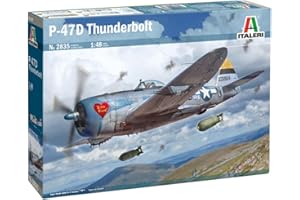 Italeri 2835 P-47D Thunderbolt, Model Kit/Modello in plastica da montare. Scala 1:48 Skill 3