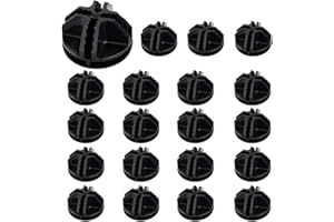 AFASOES 20PCS Wire Cube Plastic Connectors Black Interlocking Plastic Connector Modular Organizer Clasp Buckle Clip for Cube Storage Shelving/Cabinet Modular Organizer/DIY Storage Cabinet