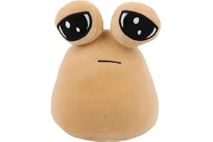 LYNBLY Peluche De Alien, 22 cm Alien Pou Juguete de Peluche, Kawaii Relleno De Animales De Peluche Juguete, POU Peluches for Niños Niñas Niños Regalos de Cumpleaños (Extraterrestre de Ojos Grandes)