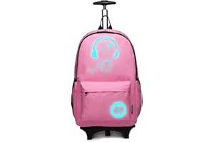 Kono Anime Cartoon Luminous música Boy Backpack Escuela Estudiante Mochila de Moda, Mochila Escolar Unisex Bookbag Maleta De Viaje Trolley Ordenador Mochila