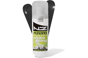 N-ZERO NZERO – Organic fast wax for downhill skiing | Easy apply to rental skis |Suitable for all snow conditions | Protects the Snow | 100 ml