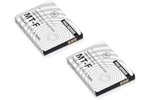 Wicked Chili 2 Stück Akku kompatibel mit AVM Fritz!Fon C5 / C4 / M2 / MT-F/Motorola MOTOFONE F3 / EM325 / M325 / EM25 - Ersatz-Akku für: AVM 312BAT016, 312BAT006, 312BAT006CS-FVM446CL, 750mAh Li-Ion