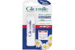 GLICEMILLE | Stick Labbra Protettivo, SPF 20, con BIO Camomilla, 5,5ml
