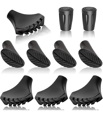 LEKI - Paire De Tampons Caoutchouc Avec Crampons - Noir - Taille Unique