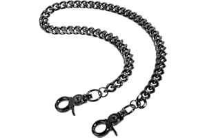 Hpmjz Hosenkette Herren Hip Hop Kette Heavy Duty Brieftasche Kette Punk Hose Kettes Gothic Metallkette Schlüsselanhänger Geldbörsenkett Kostümzubehör für Frauen Mädchen Brieftaschen Karneval