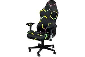 Beieyosu Fundas para sillas de Juego, con Funda para reposabrazos, elásticas Lavables a máquina para Videojuegos de Ordenador Fundas para sillas de Oficina,B