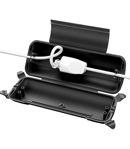 Boîte De Protection étanche Pour Connexions électriques Extérieures - IP44 - Pour Rallonges, Prises, Minuteries - Compacte