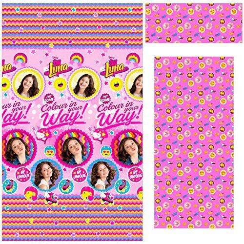 Disney Soy Luna 105 Set di Lenzuola, in Cotone, Rosa