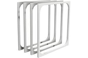 3DHerb 4x Rahmenadapter kompatibel mit Loxone Touch Air - Tree - Nano und Gira System 55 (55 E2) - Rahmenerhöhung 4 Stück im Set - Made in Germany (weiß)