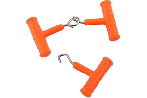 Demeras Karp wędkarski węzeł do ciągnięcia węzłów tester napinacz do haków do ryb słodkowodnych do łowienia (pomarańczowy)