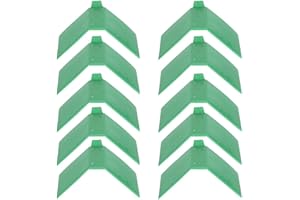 Greensen 10pcs Pigeon Rest Stand, Plastic V-Shaped Pigeon Perch, Green