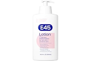E45 Moisturising Lotion 500 ml for Dry & Sensitive Skin - Long-Lasting Hydration Protect from Dryness, Reduce Redness - Derma