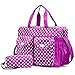 Elifestore New Polka Dots bag in bag - 3pcs Baby bag Nappy Changing Bag Set Diaper Bag ,Purple