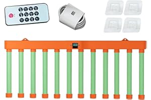 SZALUYK Jeu de bâtons de capture - Jeu de bâtons de chute rechargeable | Jeu de capture de bâtons de chute avec 12 bâtons | Jeu de réaction Drop It Catch It Win It | 3 vitesses de chute jouet d'entraînement