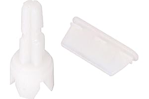 MIHAUS 2 Stück Ersatzteile kompatibel mit Baby Brezza FRP0046 Formula Pro Advanced Achsvorbau mit Gummilippe (Befestigung an Verriegelungsdeckel)