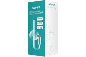 AQPET Zen Diffuseur en Acrylique pour Plante Co2 Aquarium Version Large Transparent