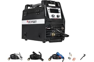 Decapower 200A Synergy poste a souder MIG MAG avec Gazs sans gaz Flux MMA Tig poste a souder fil fourré 4 en 1 poste a souder multifonctions