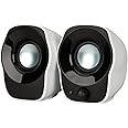 Logitech Z120 Laptop Speaker 2.0 (3.5 mm USB power) Black / White