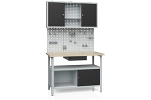 SERINA Lüllmann - Armadietto da officina con fori, da appendere