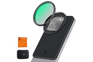 K&F Concept Magnetischer Polfilter 67mm, 67mm CPL Filter, mit 6,7 Zoll Telefonfilter-Montageadapter, Objektivfilter-Montageadapter, kompatibel mit iPhone 17/16/15/14 Pro Max, iPhone 17/16/15/14 Plus