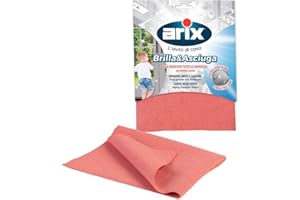 Arix | Brilla & Asciuga Panno Multiuso, Panno per Tutte le Superfici, Senza Aloni, Rimuove Unto e Calcare, 39x26cm - Made in Italy