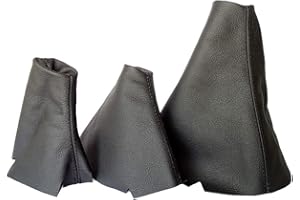 The Tuning-Shop Ltd Gear Hi-Low Handbrake Gaiter Compatible with Land Rover Discovery I II Leather