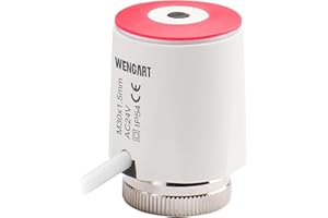 Wengart Siłownik termoelektryczny WG2208, ACDC24V normalnie zamknięty M30 * 1,5 Widoczny stan włączania/wyłączania, działa do ogrzewania podłogowego