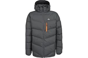 Trespass Men's Padded Jacket Blustery - Casual Winter Casual Jaket, Drawcord Hem, Adjustable Zip-Off Hood, Elasticated Cuffs, Low Profile Zips, Waterproof, Windproof