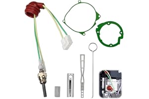 UQTUKO Juego de reparación de bujía de calor diesel, 12 V, 2 kW, 5 W/8 kW, calentador de estacionamiento, kit de reparación, pin de cerámica, bujía incandescente, kit de calefacción diésel, piezas de