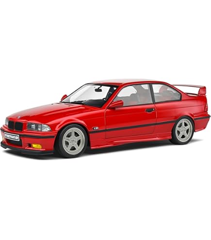 solido 421184390 1990 BMW E30 M3 Die Cast Car, Red, 1:18
