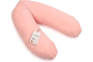 pic Bear Classic - Cojín de lactancia (190 cm, 100% algodón, color rosa viejo)