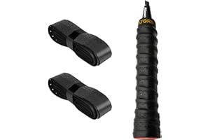 Kisstta 2 sztuki taśm do tenisa, akcesoria tenisowe, akcesoria męskie, antypoślizgowe uchwyty do badmintona, taśma do chwytu, antypoślizgowa taśma do tenisa, padela, badmintona, rakiety do squasha