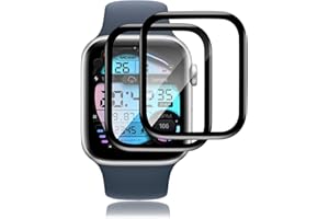 Carantee 2 Stück für Panzerglas für Apple Watch 4/5/6/SE 44mm Schutzglas Schutzfolie, 9H Folie für SE 44mm Panzer Schutz Glas Displayschutzfolie, HD Fingerabdruck Panzerfolie für 6 44mm Displayschutz