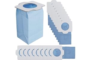 Ollanoos 20 stycken dammsugarpåsar pappersfilter, ersättning för Makita DCL182 CL107 CL072 CL102 BCL142 BCL182 DCL142 DCL184