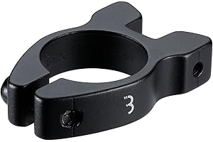 BBB Cycling Bike Seatpost Clamb Single Bolt Screw-on Seat Post Clamb for Aluminium Seatposts Roadbike, MTB and E-Bike | Black 31.8 mm CarrierClamp BSP-99