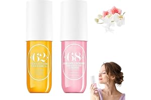 BYTLXM 2 Pièces Spray Corporel pour Femme, Brume Parfumé Longue Durée, Hair and Body Fragrance Mist, Spray Parfum Longue Durée, Perfume pour Femme, Brume Corporel, Cadeaux pour Femmes