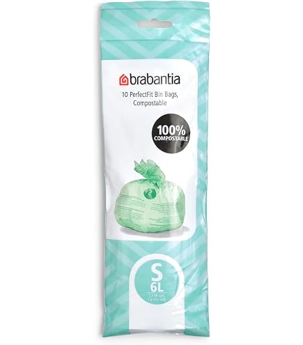 Brabantia PerfectFit Bin Liners (Size G/23-30 Litre) High Quality Thick