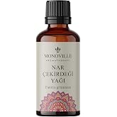 Monoville Pomegranate Seed Oil 30 ml Cold Press 100% Pure And Natural (Pomegrenate Seed Oil)